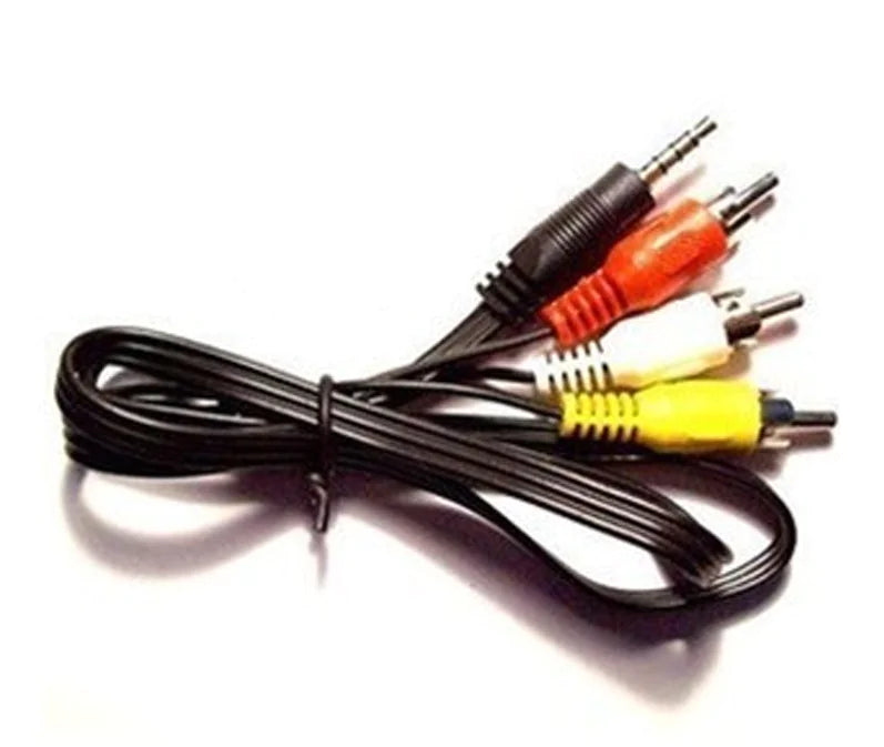 3.5mm to 3 RCA Splitter AV Cable for Audio/Video